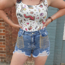 Load image into Gallery viewer, You&#39;re A Star Rhinestone Shorts
