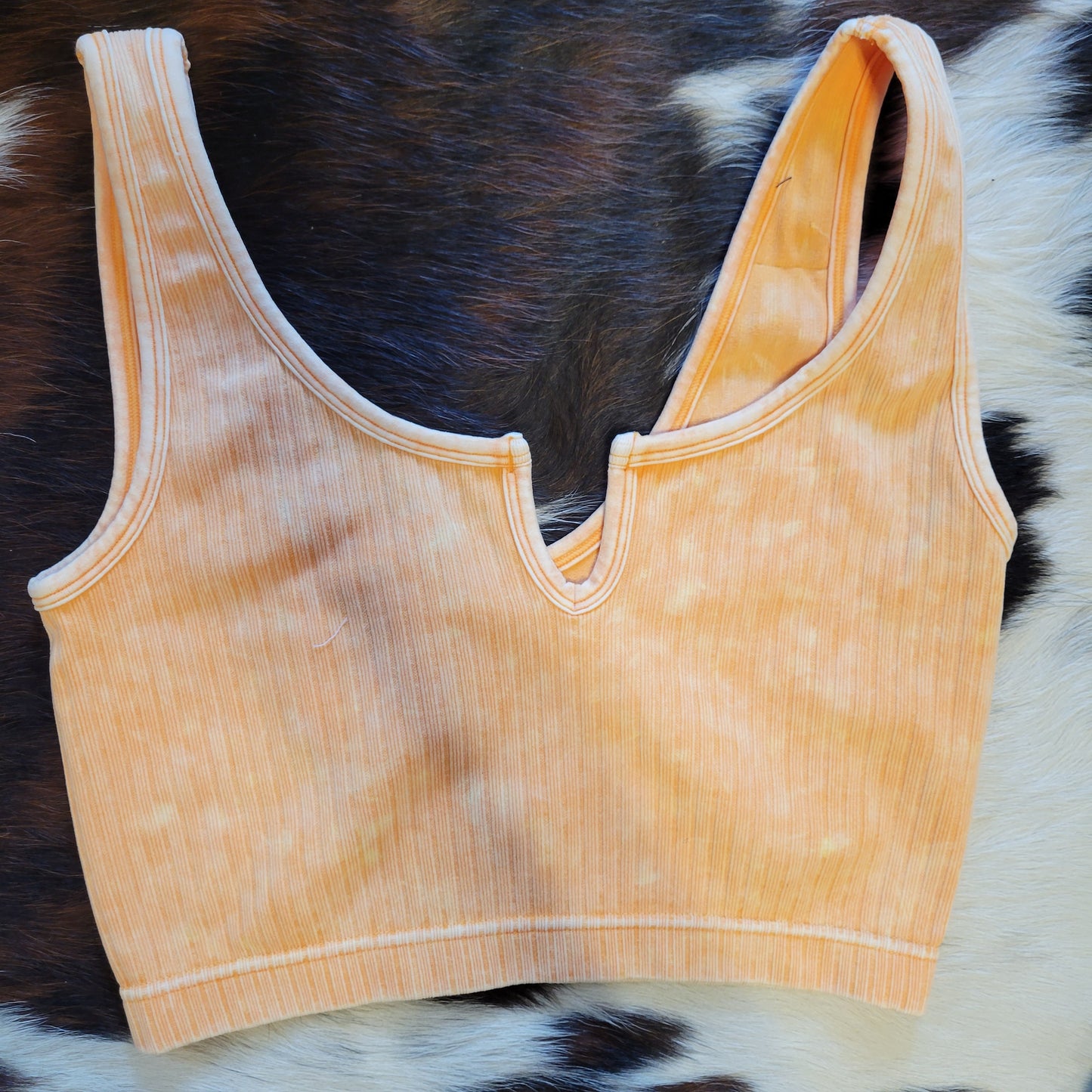 Fiona Cropped Tank [yellow gold]