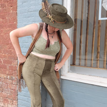 Load image into Gallery viewer, Fiona Cropped Tank [olive]
