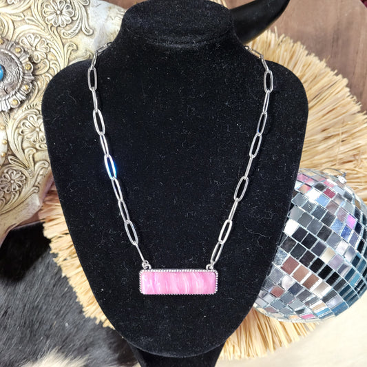 Agave Necklace [pink]