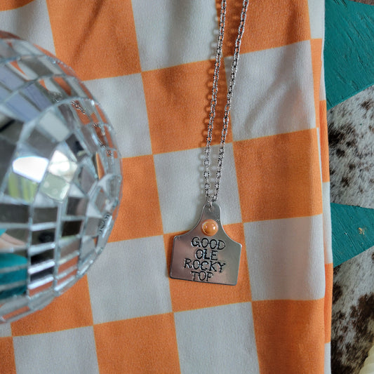 Rocky Top Tag Ear Necklace