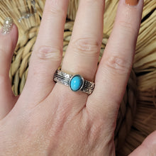 Load image into Gallery viewer, Dainty Stone Ring [turquoise]
