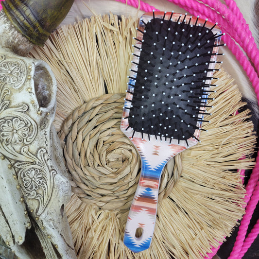 Queen Status Hairbrush [aztec]