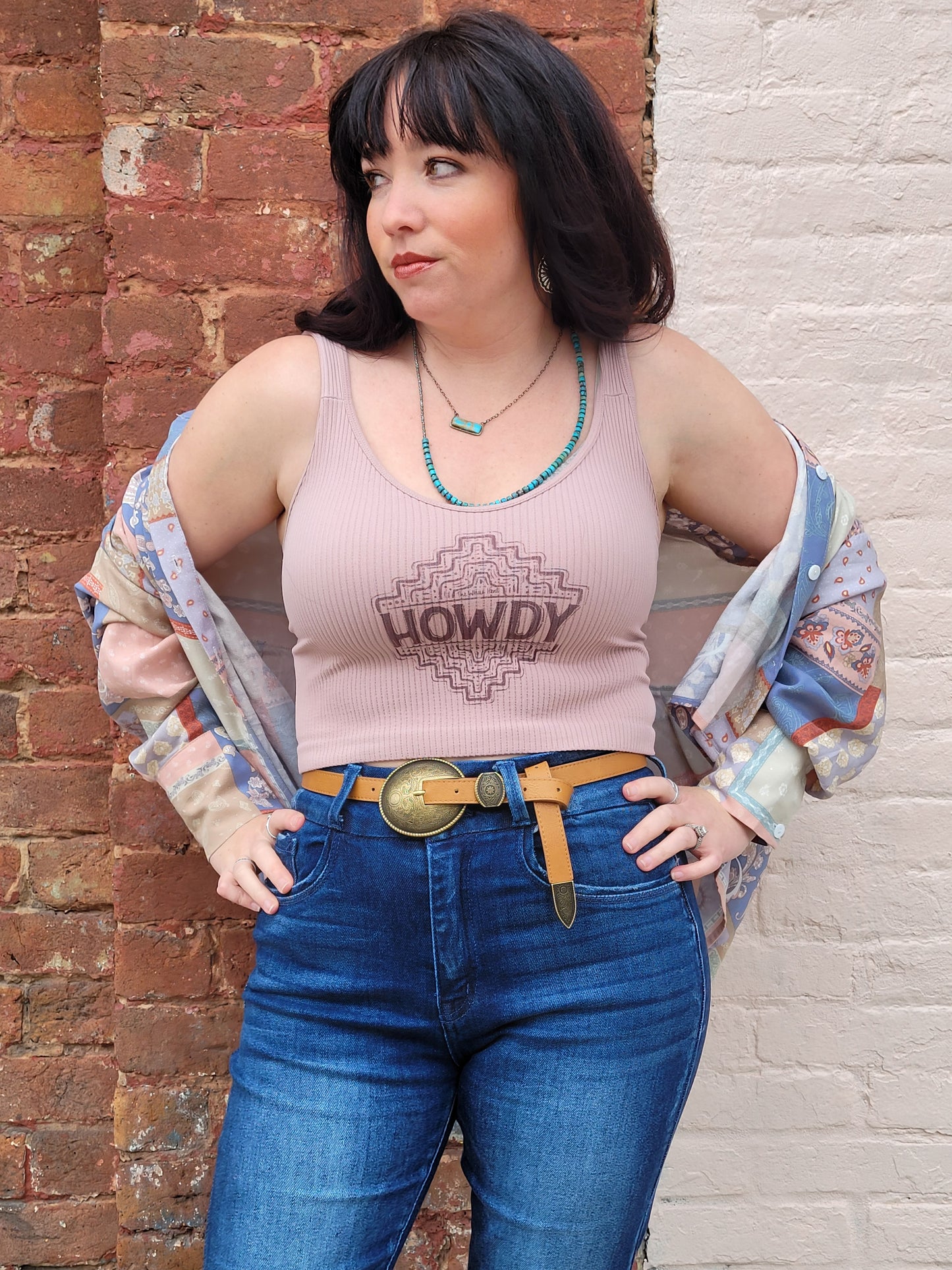 Rodeo Time Crop Tank [howdy)