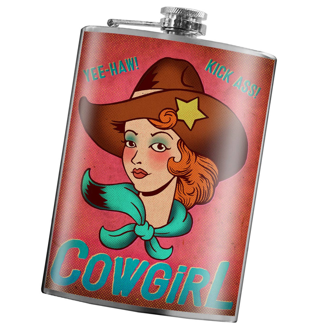 Cowgirl Flask