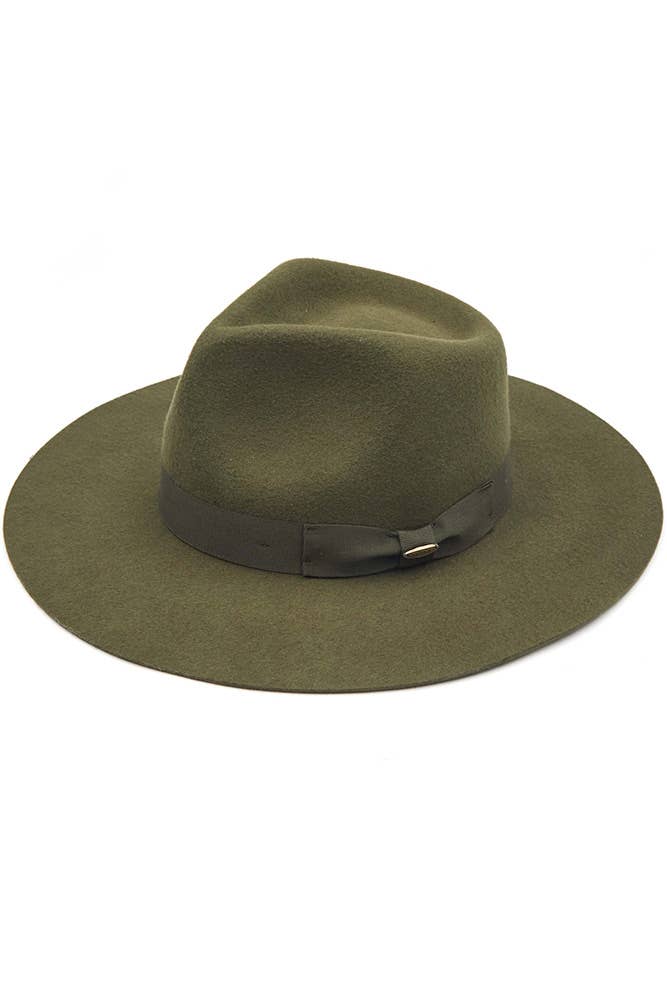 Wool Felt Panama Hat [olive]
