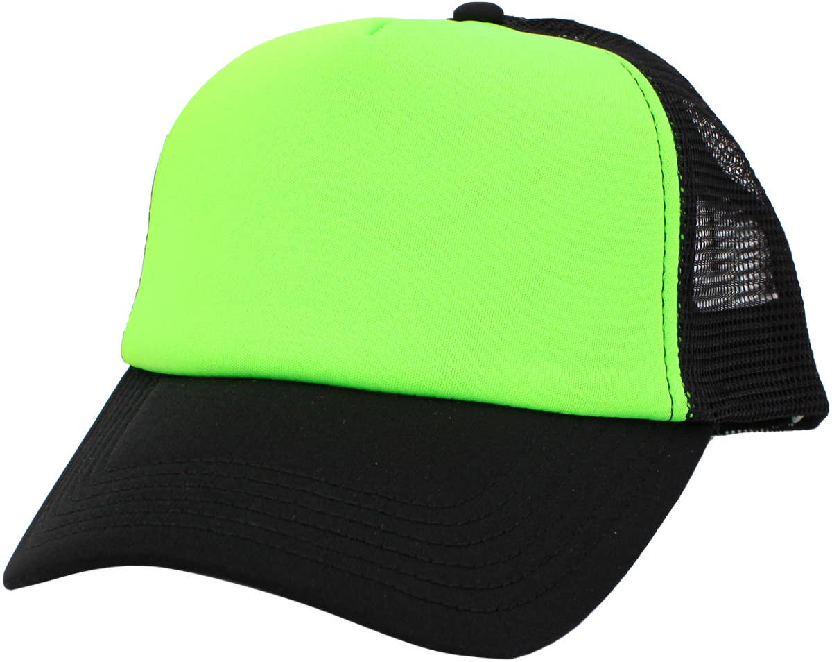 Trucker Hat: Black [N.green]