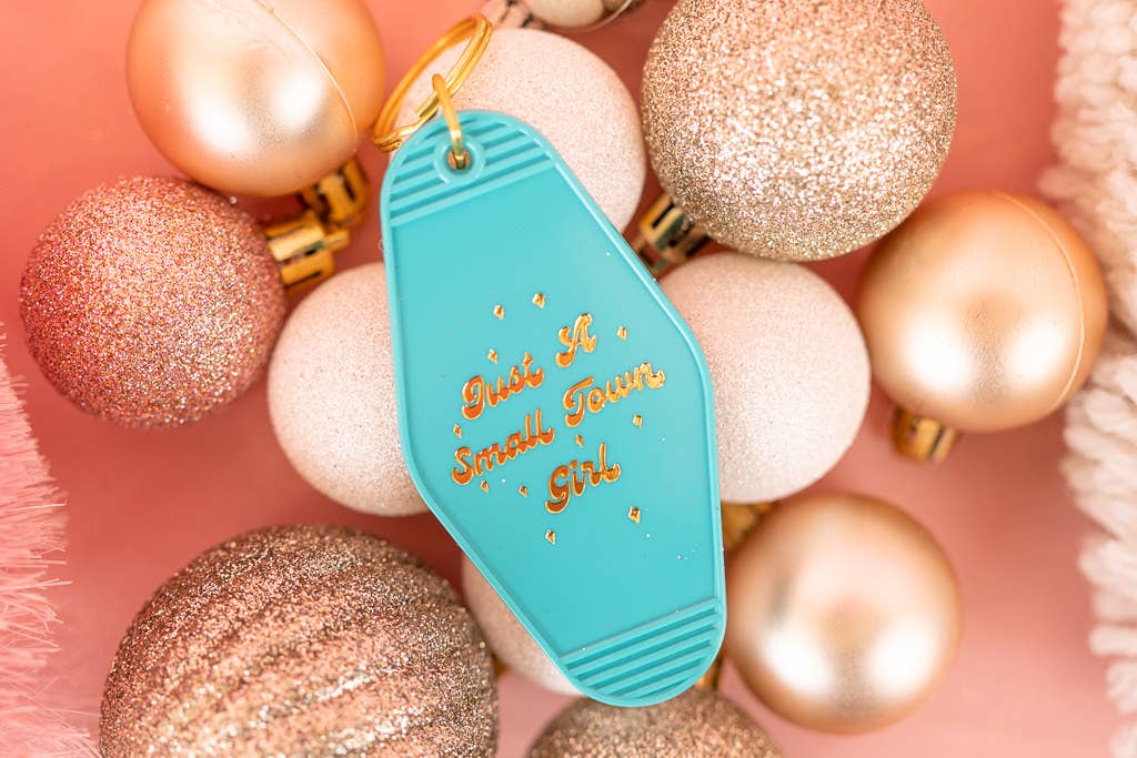 Small Town Girl Keychain [Turquoise]