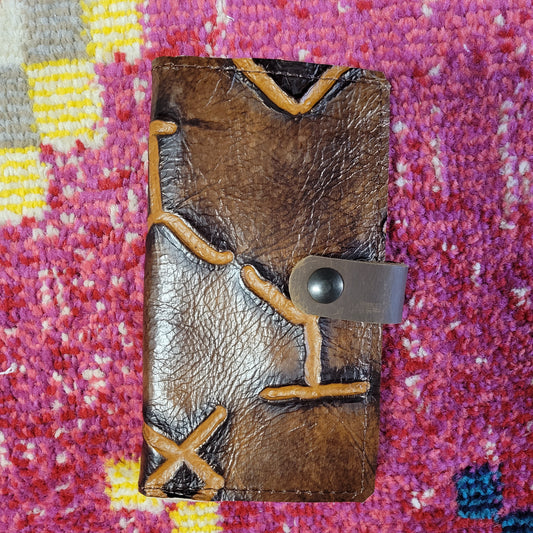 Branded Brown Embossed Wallet