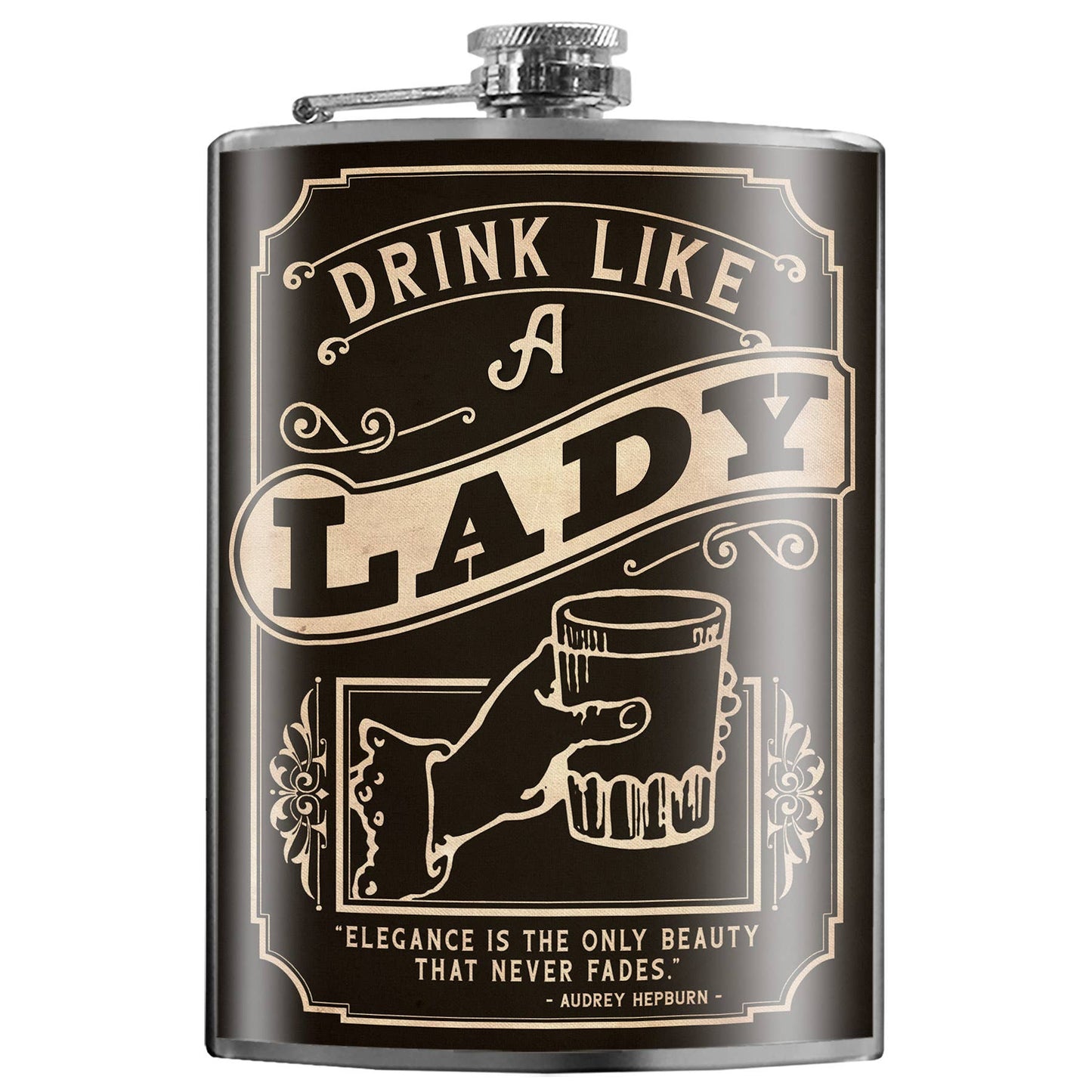 Drink Like a Lady Flask