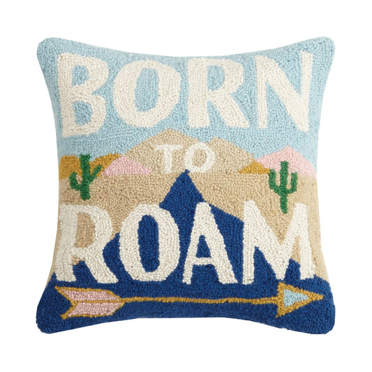 Born To Roam Hook Pillow